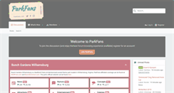 Desktop Screenshot of parkfans.net
